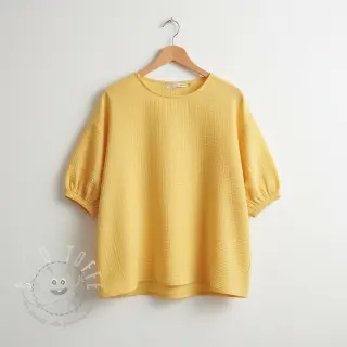 Double gauze/muslin soft yellow ORGANIC