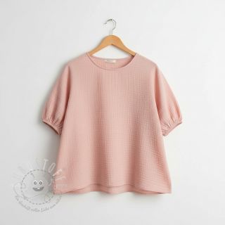 Double gauze/musselin light rose ORGANIC