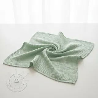 Double gauze/musselin mint ORGANIC