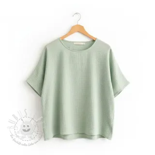 Double gauze/musselin mint ORGANIC