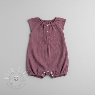 Double gauze/musselin purple ORGANIC