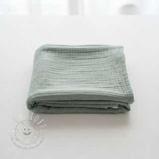 Double gauze/musselin dark mint