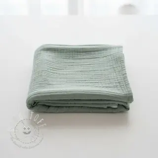 Double gauze/musselin dark mint