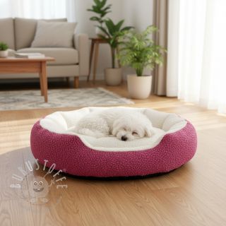 Fleece TEDDY DOUBLE SIDED pink