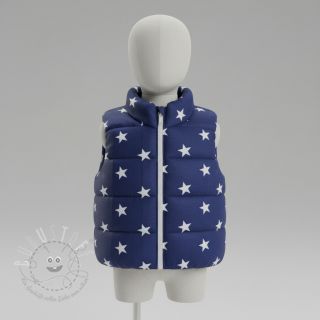 Wellness Fleece Stars blue light blue