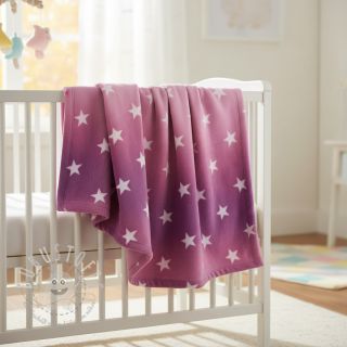 Wellness Fleece Stars pink light pink