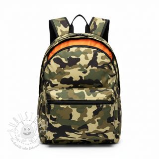 JEANS DENIM STRETCH Camouflage camo green