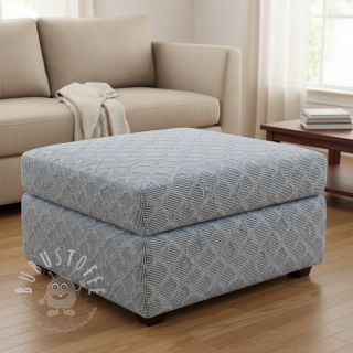 JEANS DENIM Ruffle stripes design A