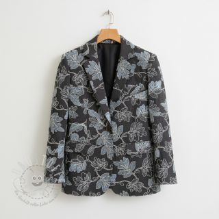 Baumwollstoff JEANS EMBROIDERY Lisa design D