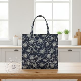 Baumwollstoff JEANS EMBROIDERY Lisa design A