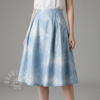 JEANS FOIL TIE DYE light blue