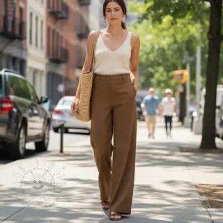 JEANS Denim camel