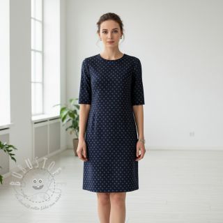 JEANS JACQUARD Ragged dots jeans