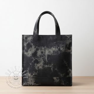 JEANS TIE DYE black