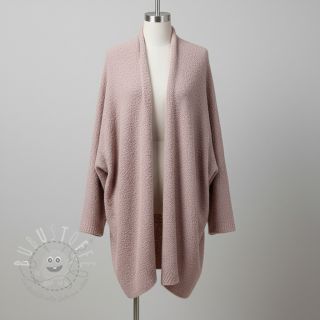 Strickstoff Paris bouclé rose