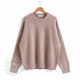 Strickstoff Paris bouclé rose