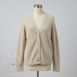 Strickstoff Paris bouclé natural