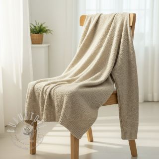 Strickstoff Paris bouclé natural