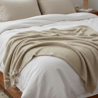 Strickstoff Paris bouclé natural