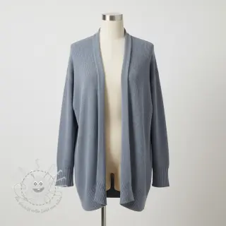 Strickstoff BABY KNIT steel blue