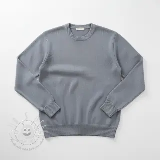 Strickstoff BABY KNIT steel blue