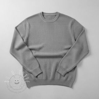 Strickstoff BABY KNIT light grey