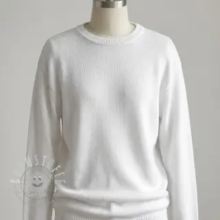 Strickstoff BABY KNIT white