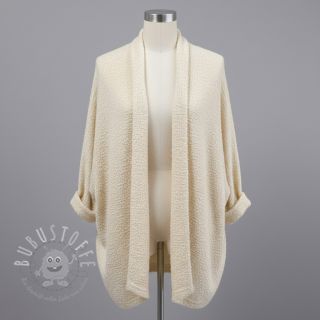 Strickstoff Paris bouclé ecru