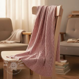 STRICKSTOFF jacquard Diamond light pink