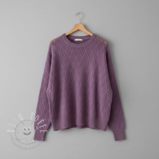 STRICKSTOFF jacquard Diamond lavender