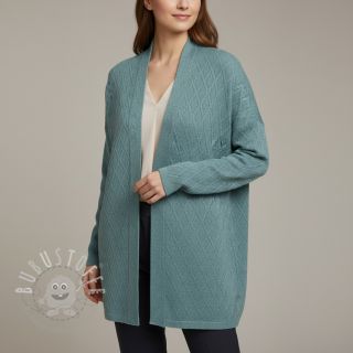 STRICKSTOFF jacquard Diamond ocean blue