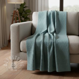 STRICKSTOFF jacquard Diamond ocean blue