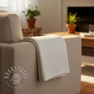 STRICKSTOFF jacquard Diamond off white