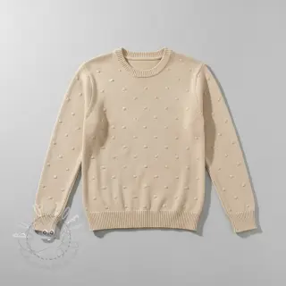 Strickstoff BIG KNIT DOT naturals