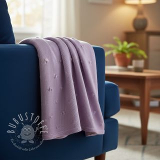 Strickstoff BIG KNIT DOT violet