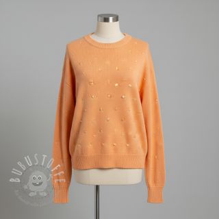 Strickstoff BIG KNIT DOT peach