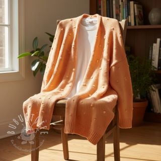 Strickstoff BIG KNIT DOT peach