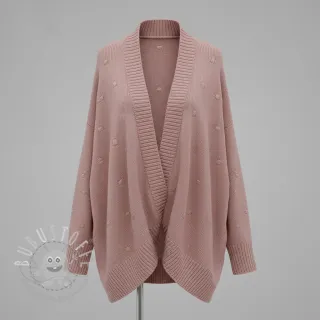 Strickstoff BIG KNIT DOT old pink