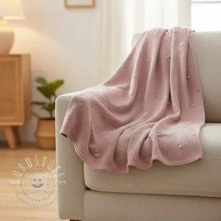 Strickstoff BIG KNIT DOT old pink