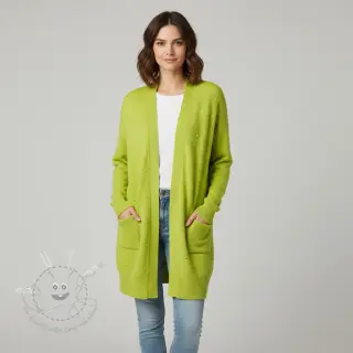 Strickstoff BIG KNIT DOT bright green