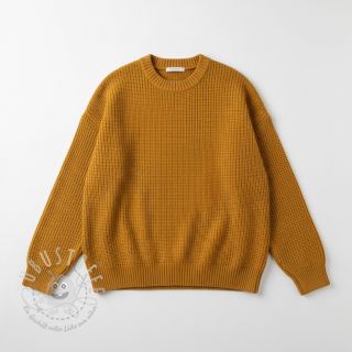 Strickstoff BIG KNIT mustard