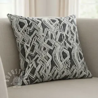 STRICKSTOFF jacquard Comfy Broken checks black