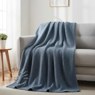 Strickstoff BIG KNIT blue