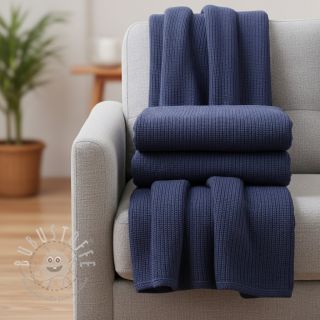 Strickstoff BIG KNIT navy