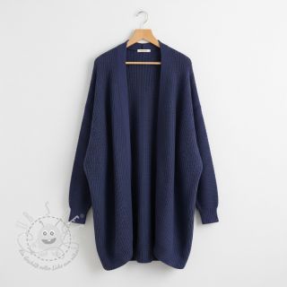 Strickstoff BIG KNIT navy