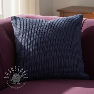 Strickstoff BIG KNIT navy