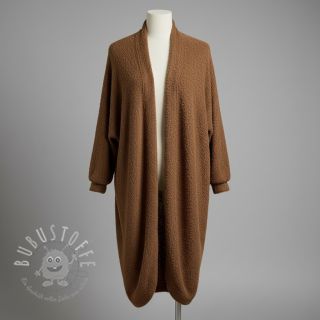 Strickstoff Paris bouclé brown