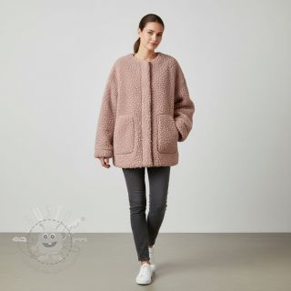 Mantelstoff TEDDY powder