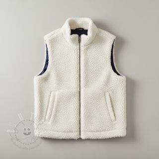 Mantelstoff TEDDY ecru