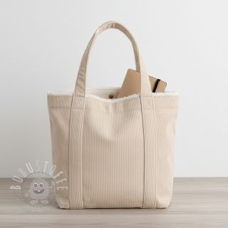 Nicky stoff TEDDY light sand